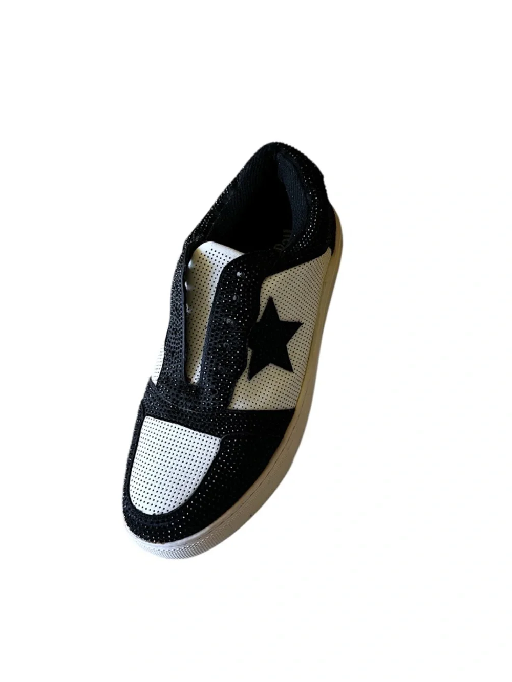 CORKEYS LEGENDARY Black Crystal Star Sneakers